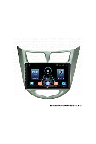 Hyundai Accent Blue Android Navigasyon Carplay Multimedya Ekran