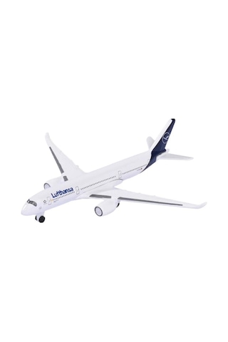 Metal Gövde Majorette Lufthansa Airbus A350 900 Ucak Modeli 11 Cm Serbest Tekerlek 1:64 Ölçek