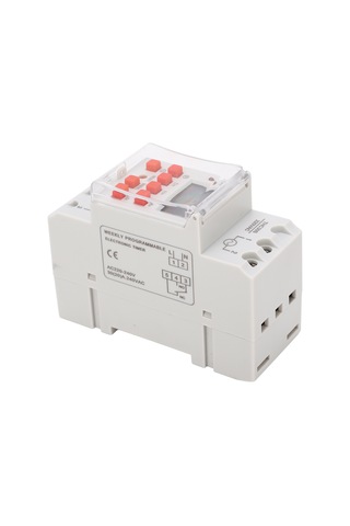 Vkemall 30a Programlanabilir Dijital Zaman Kontrolü Anahtarı - 1 Saniye En Küçük Zamanlama, 168 Saat Maksimum Süre, Lcd Ekranlı, Ac 220-240v, Dahili Pil