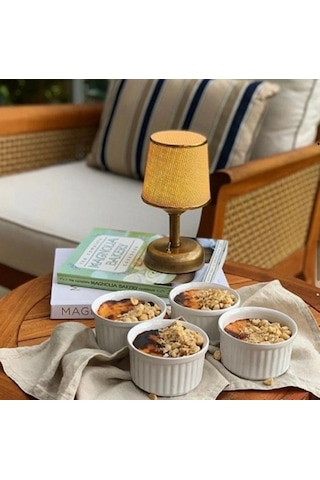 Riolight Retro,rustik,vintage Ledli Pilli Abajur Gece Lambası Not