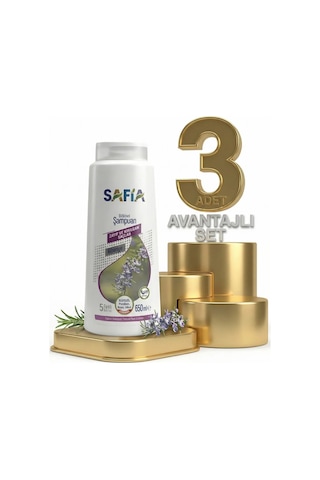 Safia Zayıf Ve Kırılgan Saçlar Şampuan 3x650 Ml