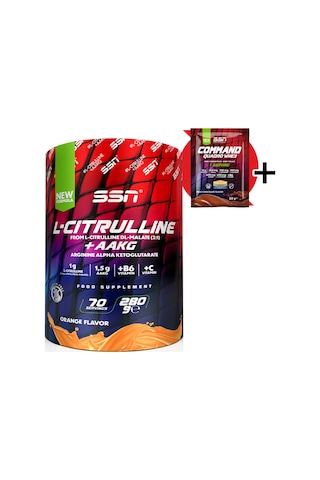 SSN Sports Style Nutrition Citrulline Malate Refuel + AAKG 280 Gr (Portakal)