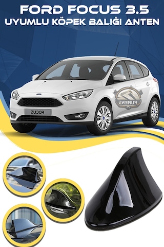 Ford Focus 3.5 Uyumlu Oto Balık Sırtı Anten Elektrikli Köpekbalığı Balina Tavan Anten