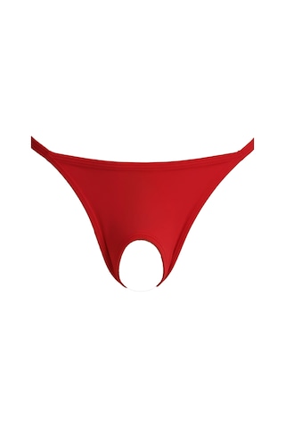 Desire İn Motion Özel Ağı Açık Esnek Fantezi Kadın G String Külot Kırmızı