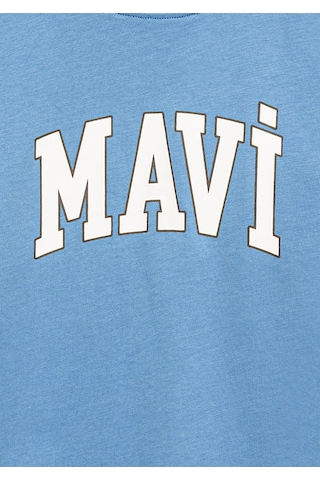 Mavi - Mavi Logo Baskılı Mavi Tişört 6610417-70724 Mavi