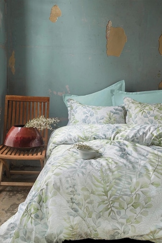 Occale Green 210 Tc 83 Tel Pamuk Saten Nevresim Takımı Tek Kişilik