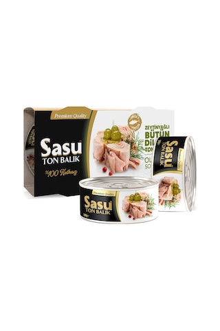 Sasu Zeytinyağlı Ton Balığı Bütün Dilim 2 x 160 G Sasu Zeytinyağlı Ton Balığı Bütün Dilim 2 x 160 G