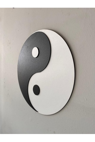 Yin Yang Duvar Dekorasyon Tablo Yüksek Kalite Mdf 30x30 Cm