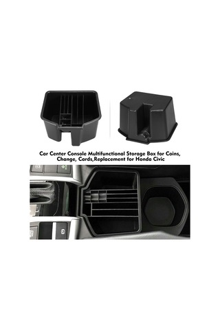 Singree Honda Civic İçin Araç İçin Çok Amaçlı Abs Depolama Kutusu, Para, Kart, Küçük Eşyalarınızı Düzenleyin, Merkezi Konsol Ek Aksesuarı