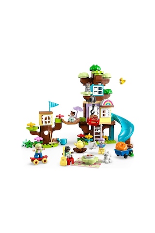 LEGO® DUPLO® 3’ü 1 Arada Ağaç Ev 10993 - 3 Yaş ve Üzeri için Yaratıcı Oyuncak Yapım Seti (126 Parça)