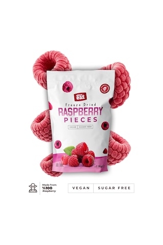 Evereat Frambuaz-cennet Hurması-kavun Freeze Dry Meyve Cipsi 3'lü Paket Doğal Atıştırmalık 1 Adet