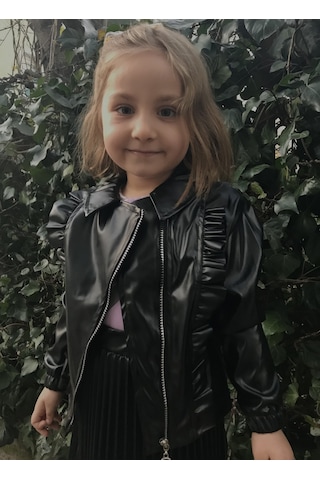 Markam Kız Çocuk Suni Deri Ceket