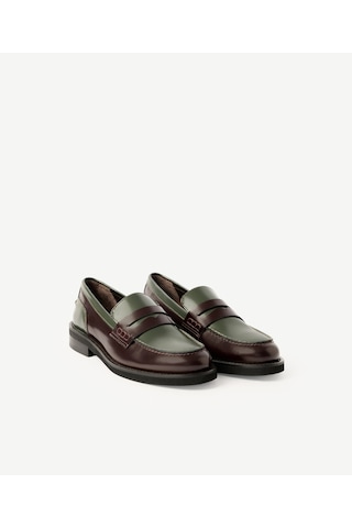 Yargıcı Renkli Açma Deri Loafer 26kkay4052x 320 Çok Renkli