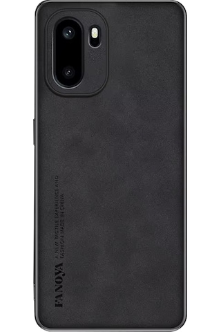 Microcase Oneplus 15r / Ace 6 İle Uyumlu Luxury Leather Series Deri Desenli Plastik Koruma Kılıf - Al8125 Siyah