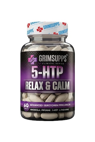 Grimsupps 5-htp Relax & Calm L-theanine Rhodiola Ve Bitkisel Ekstraktlar 60 Tablet