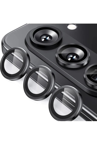Mey İthalat Samsung Galaxy Uyumlu Z Fold 5 Valdez Metal Kamera Lens - Siyah