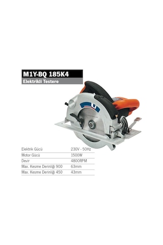 BQ 185K4 Elektrikli Sunta Kesme Makinesi / Daire Testeresi