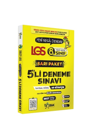 027 Lgs 8. Sınıf Deneme Paketi Yazarlar Karması Sarı Paket Tüm Konuları Kapsar Yeni Nesil Sorular