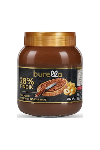 Burella %28 Kakaolu Fındık Parçacıklı Krema 700 G Burella %28 Kakaolu Fındık Parçacıklı Krema 700 G