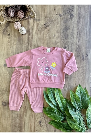 Air Pantolonu Kareli Kız Bebek Yeşil