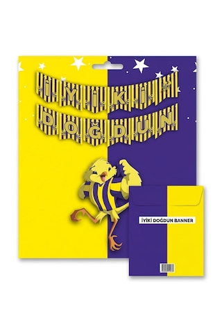 Taraftar İyi Ki Doğdun Banner Tüm Yaşlar