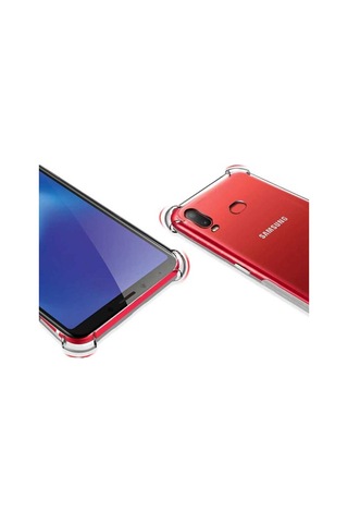 Samsung Uyumlu Galaxy A10s Kılıf Zore Nitro Anti Shock Silikon Renksiz