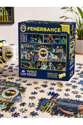 Mythos Lisanslı Fenerbahçe 1000 Parça Puzzle 68 X 48 Cm Premium Quality Edition Perfect Click Technology