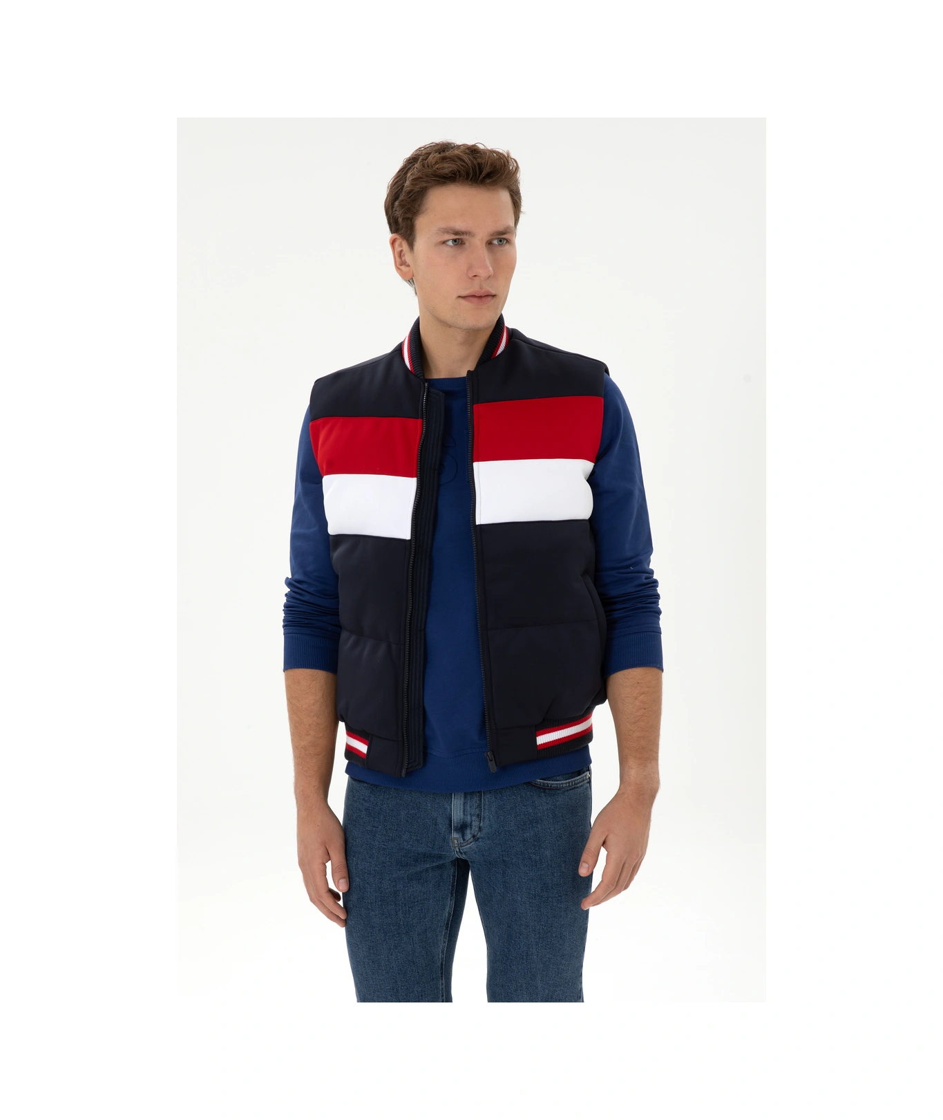 U.s. Polo Assn. Erkek Lacivert Yelek Dokuma 50310316-vr033 Lacivert