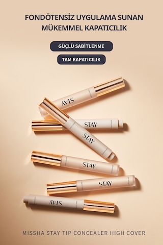Missha High Cover Stay Tip Concealer 23 Sand