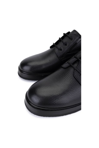 Tamer Tanca Erkek Hakiki Deri Casual Ayakkabı 1068 1601 Erk Ayk Sk25-26 Sıyah Dr/ac Siyah