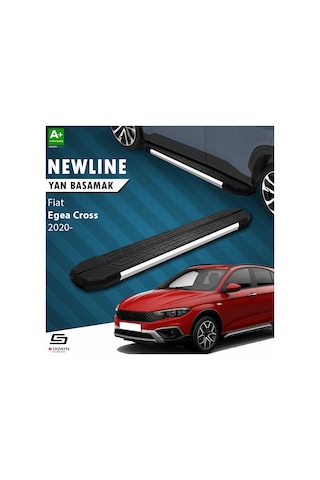 S-dizayn Fiat Egea Cross Newline Krom Yan Basamak 183 Cm 2020 Üzeri A+ Kalite