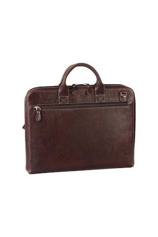 Kahverengi Deri Evrak Çantası 239 61-135445 Siyah