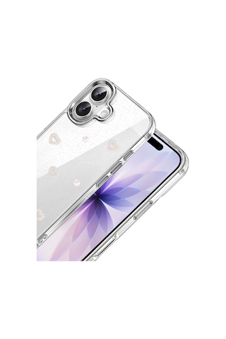 Gld-spt- Newface Apple Uyumlu iPhone 17 Fiyonk Desenli Kapak - Desen 10