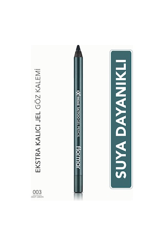 Flormar Extreme Tattoo Akmayan Kajal Göz Kalemi 003 Deep Green