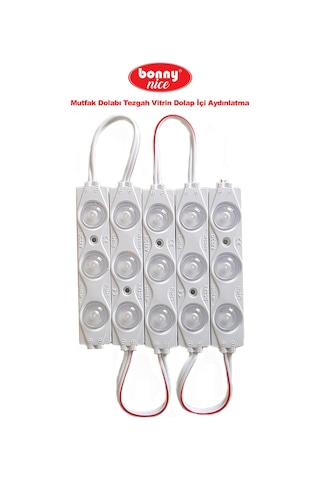 Mutfak Dolabı Tezgah Vitrin Dolap İçi Aydınlatma Led Günışığı 5li
