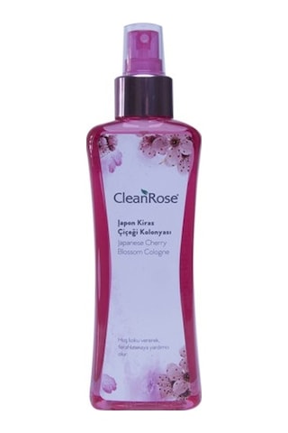 Clean Rose Japon Kiraz Çiçeği Kolonyası Sprey Pet Şişe 200 ML