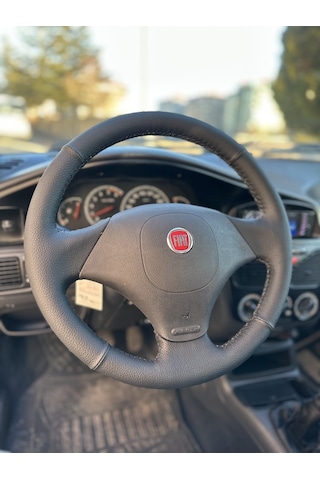 Fiat Palio Araca Özel Direksiyon Kılıfı Düz Siyah Dikiş