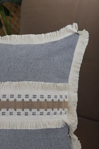 Dnc Home Tekstil Ndchome Gri Antrasit Kalın Dantel Kırlent43 X 43