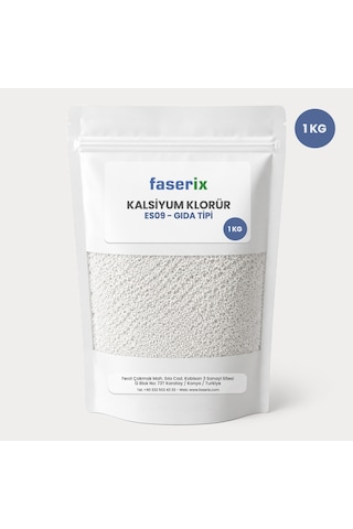 Kalsiyum Klorür E509 Gıda Tipi 1 Kg