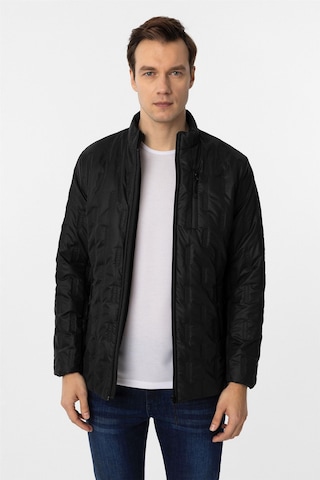 Süvari Siyah Slim Kapitone Mont-34893 Siyah