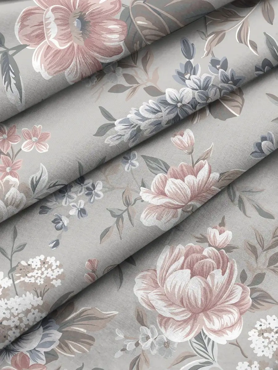 Mia Cara 70x70 Yastık Kılıfları Pamuklu Poplin 136529555 Gri