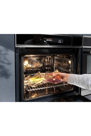 Electrolux KOAAS31CX 70 LT Tam Buharlı Ankastre Fırın