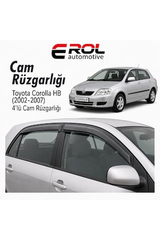 Toyota Corolla 2002-2007 4'lü Hb Mugen Cam Rüzgarlığı