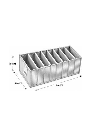 Çizgili Çekmece Ve Dolap Içi Akordiyon Organizer L