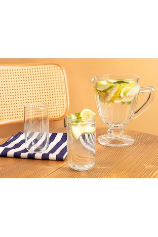 Madame Coco Musette White Rugs 4'Lü Meşrubat Bardağı Seti 365 ML