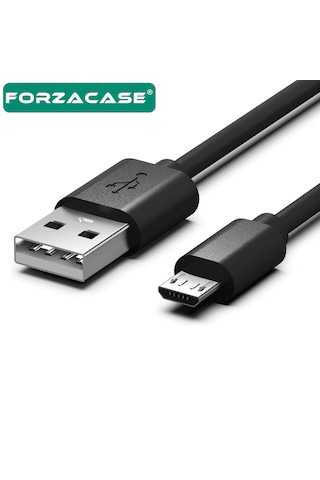 Forzacase 3a Micro Usb Şarj Ve Data Kablosu 2 Metre Siyah - Fc1170 1 Adet