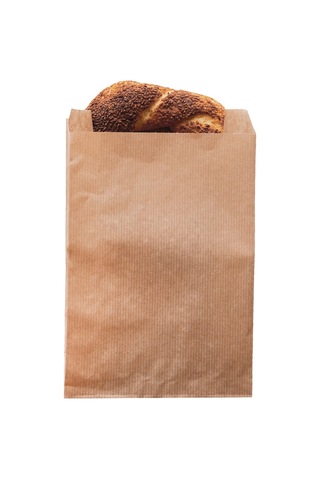 Anadolu Kağıtçılık Çizgili Şamua Kraft Kese Kağıdı 10 KG 15 x 24 CM Simitlik