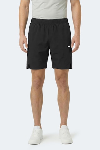 Slazenger Radıant Erkek Cepli Fıtness Siyah Şort Siyah