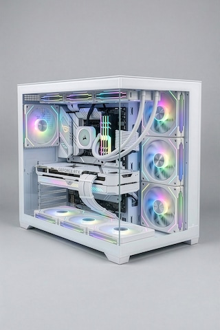 Onyx W 7x12cm Argb Fan Temper Cam 1 X Type-c - 1 X Usb 3.0 Akvaryum Gaming Oyuncu Kasası