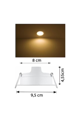 Philips 3.5w 830 3000k Sarı Işık 80mm 59441 Meson Gömme Led
